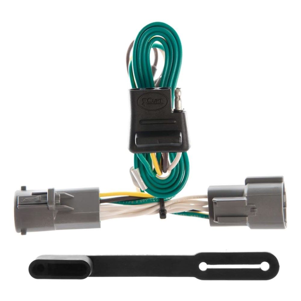 Custom Trailer Hitch Wiring Harness, 4-Way Flat Output, Fits 1987-1997 Ford F-150, F-250, HD, F-350