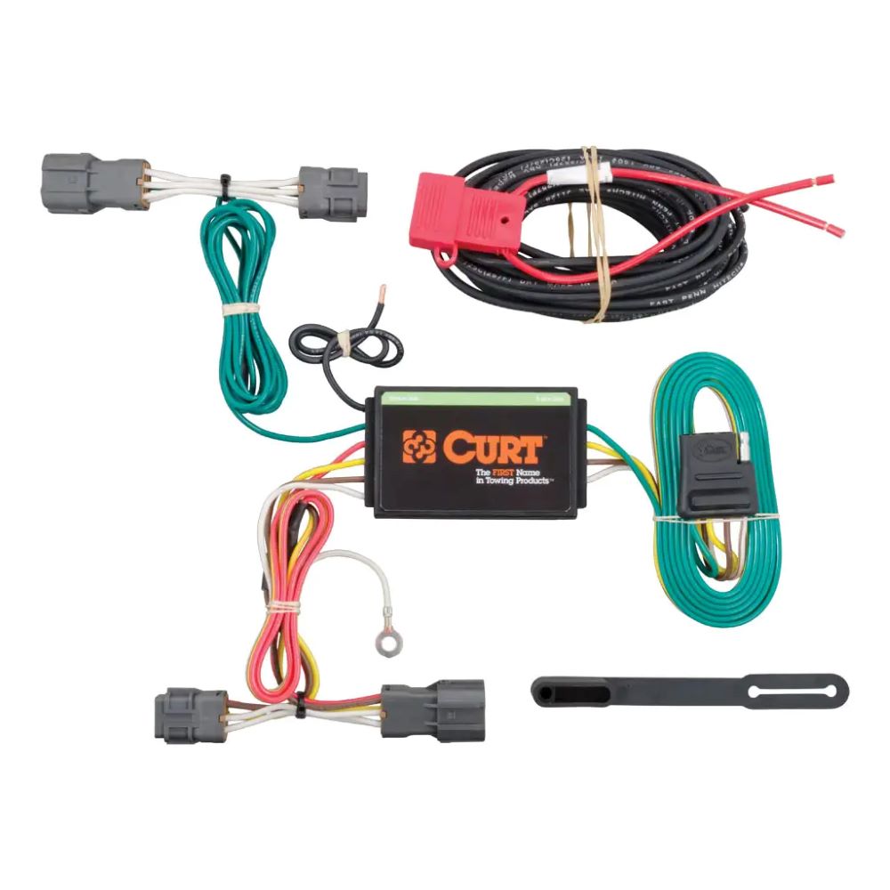 Custom Trailer Hitch Wiring Harness, 4-Way Flat Output, Fits Select Kia Rondo, Soul