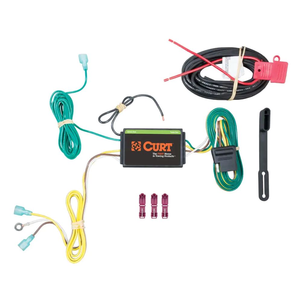 Custom Trailer Hitch Wiring Harness, 4-Way Flat Output, fits 2015-19 Lincoln MKC