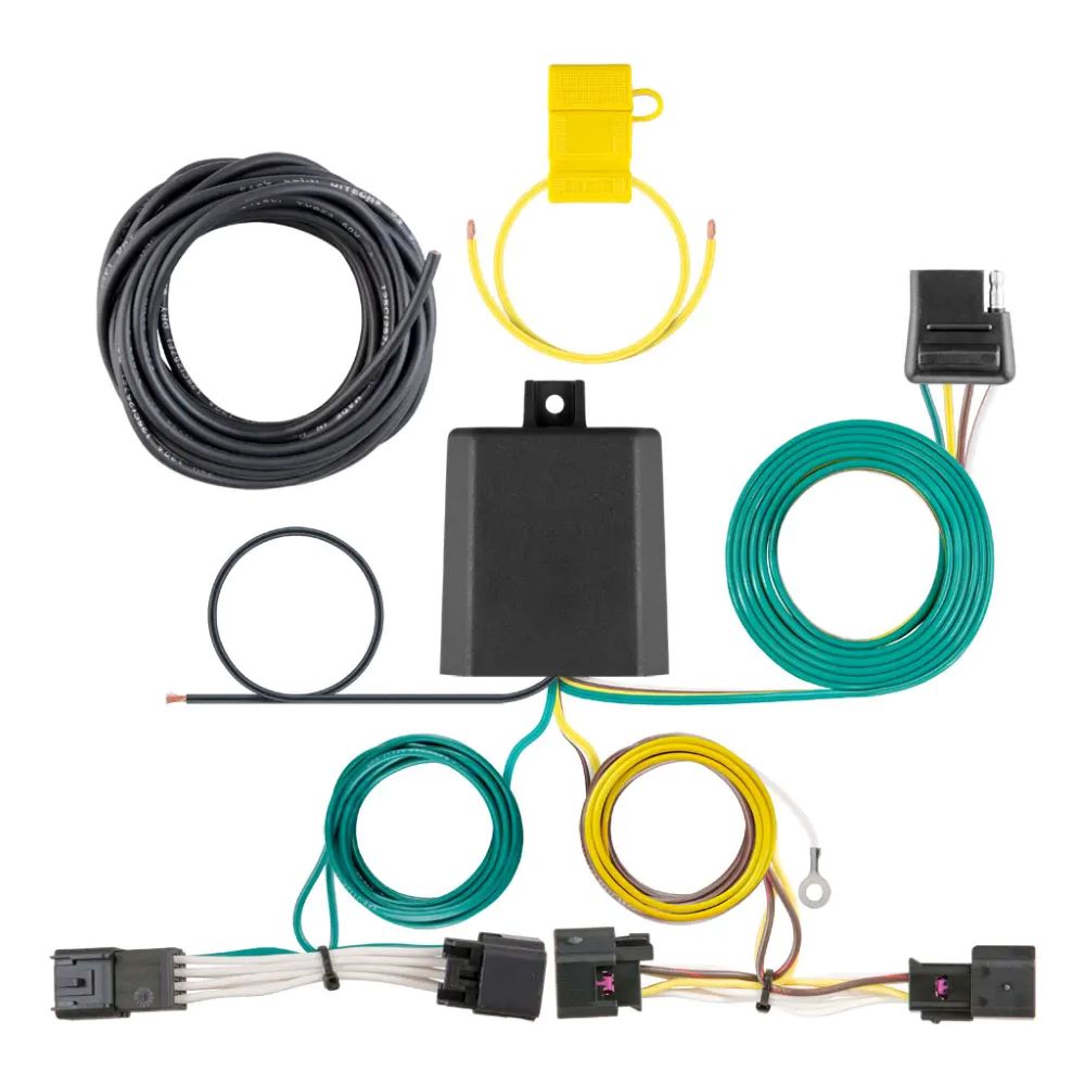 Custom Wiring Harness, 4-Way Flat, Fits 2012-16 Chevrolet Sonic with Tow Package