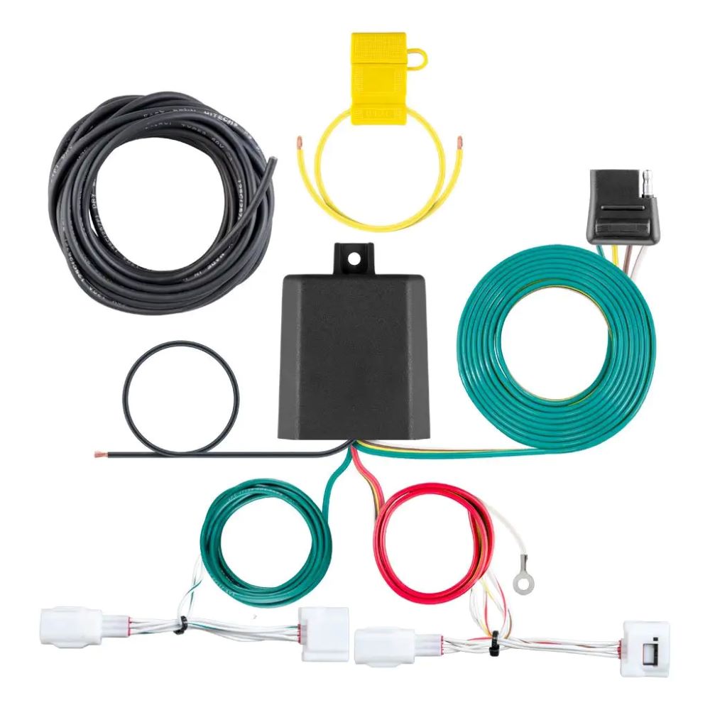 Custom Trailer Hitch Wiring Harness, 4-Way Flat Output, fits Select Mazda CX-30