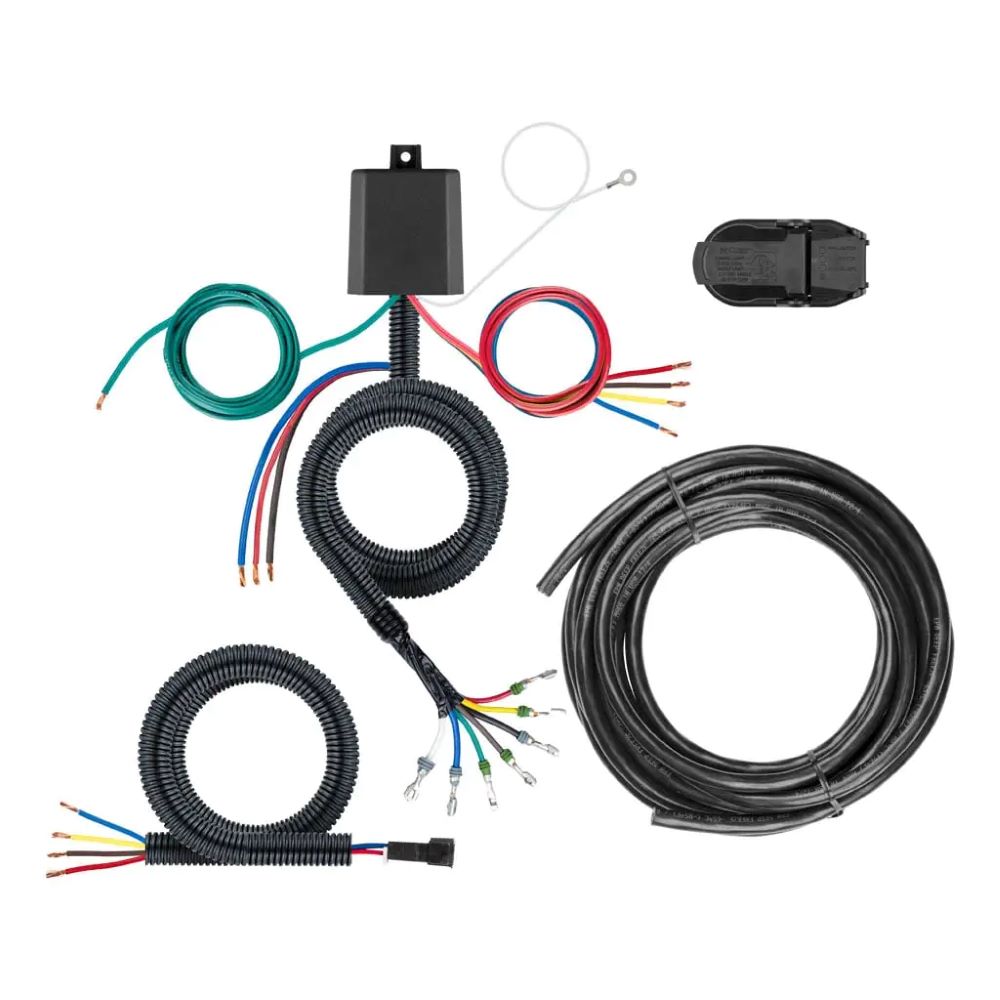 Universal 7-Way Custom Harness w/ HD Converter Module, Backup & Brake Control