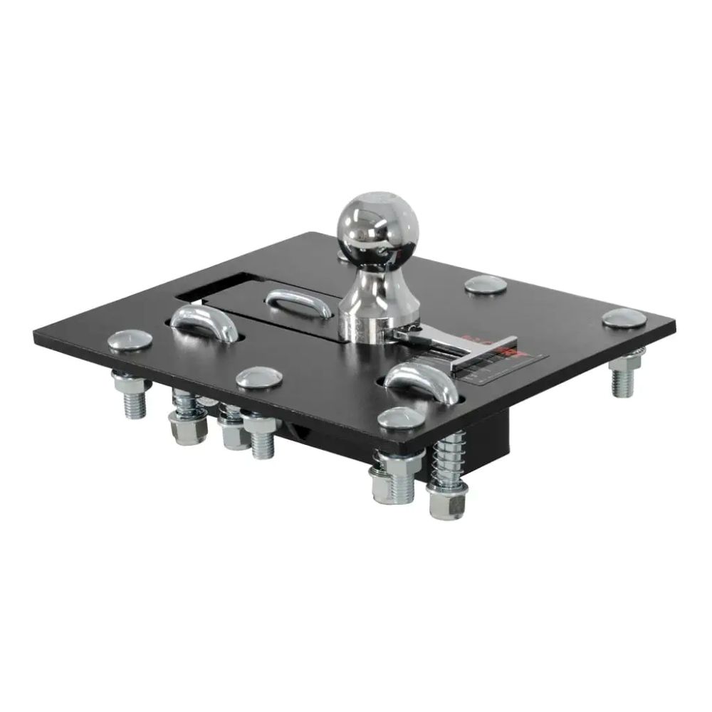 FOLDING BALL GOOSENECK HITCH ASSEMBLY