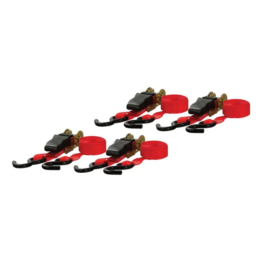 16' RED CARGO STRAPS 4-PACK