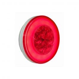 LED GloLight™ Tail Light - 4 Inch Round - Red Lens | Optronics - Rigid ...