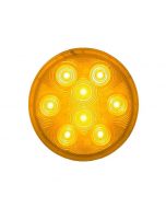 4 Inch Round LED Trailer Tail Light - Amber