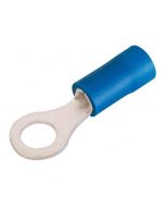 3/8 Inch Ring Connector - Blue - 100 Pack