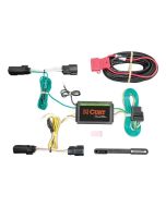 Custom Trailer Hitch Wiring Harness, 4-Way Flat Output, 2013-20 Lincoln MKZ