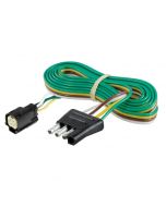 T-Connector 4-Way Flat Vehicle to Trailer Harness fits Select Ford Escape - OEM Tow Package Required 