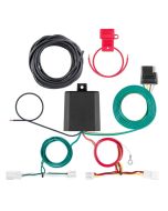 Custom Wiring Harness, 4-Way Flat Output, fits Select Subaru Solterra, Toyota BZ4X