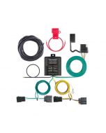 T-Connector - Custom Wiring, 4-Flat fits Select Town and Country, Durango, Grand Caravan, Patriot (No PHEV Models)