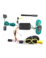 T-Connector with Powered Tail Light Converter Custom Wiring Harness, 4-Way Flat Output, 2010-2013 Ford Transit Connect (Replaced RE-62049)