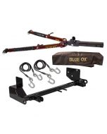 Blue Ox Ascent Tow Bar (7,500 lbs. tow cap.) & Baseplate Combo fits 2006-2010 Hummer H3 (Works w/ factory brush guard option)