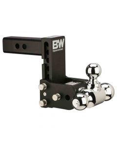 Tow & Stow Tri-Ball Ball Mount for 2-1/2 Inch Receivers, 1-7/8", 2" and 2-5/16" Hitch Balls, 4-1/2" Drop