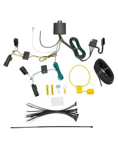 T-Connector Custom Trailer Wiring Harness, 4-Way Flat, w/Circuit Protected HD Module fits Select GMC Terrain, Without Relay Provisions