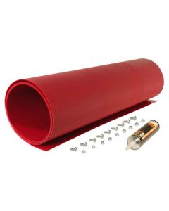 Red Poly Snow Plow Shield