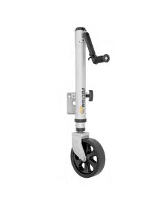 Fulton XLT Marine Trailer Jack, 1,500 lbs. Lift Capacity, Side Wind, Weld-On Side Mount, 12 in. Travel with Weld-On Bracket