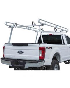 Clear Anodized Aluminum Pickup Truck Ladder Rack