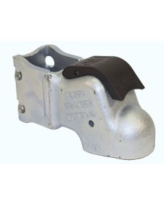 Demco EZ-Latch Adjustable 2 Bakk Inch Trailer Coupler - 10,000 lbs. Capacity, 3 Inch Channel Mount
