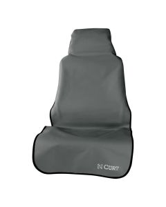Seat Defender, 58" x 23" Removable, Waterproof Grey Bucket Seat Cover