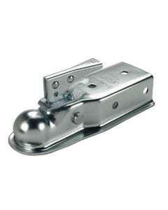 2 Inch Class II Coupler - Zinc Finish - 2" Ball - 3 Wide Tongue 