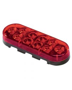6 Inch LED Oval Tail Light with Plug