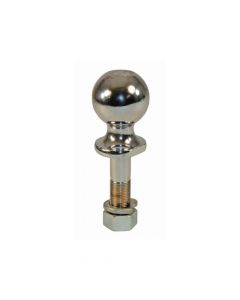 Class II Chrome Hitch Ball - 2 Inch - Extra Long Shank