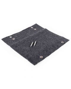 Gray RV Wrap-Around Step Rug