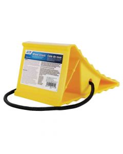 Wheel Chock with Rope Handle, Yellow