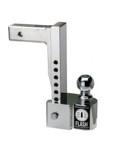 FLASH Integrated Scale Ball Mount (ISBM) with 10" Drop - 10,000 lb. Tow Capacity