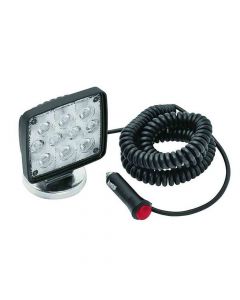 LED Work Light with Coiled Cord and Magnetic Base