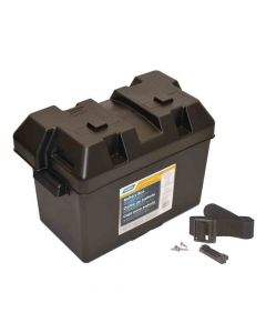 Battery Box - Large RV Style with Lid and Strap