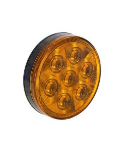 LED Turn/Park Light - 4 Inch Round - Amber