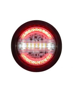 Combination 4 Inch LED Stop/Turn/Tail, Backup, And Amber Strobe Light