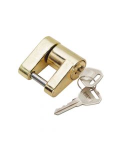 Coupler Latch Lock - Brass - 1/4 inch pin diameter