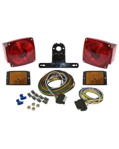 Trailer Light Kit with 25 Foot, 5-Way Flat Wiring Harness