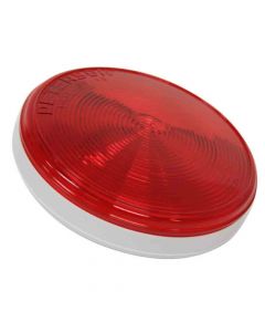 LED Stop/Turn/Tail, Single Diode w/ Reflex, 4 Round Red
