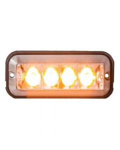 Rectangular Amber LED Strobe Light