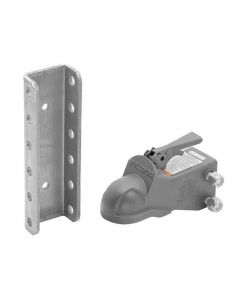 2-5/16 Inch Adjustable Cast Coupler with Channel and Hardware