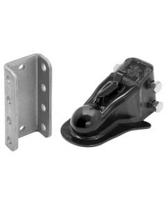 2-5/16 Inch Adjustable Stamped Coupler with Channel and Hardware