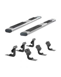 Select F-150, F-250 SD, F-350 SD, F-450 SD, F-550 SD Models Aries 6 Inch Oval Side Bars