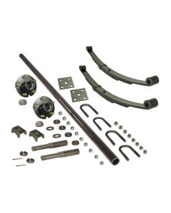 Rigid Hitch (AK-2005) 2,200 lb. Adjustable Axle Kit with 5-Bolt Hubs with 1-1/16" spindles,