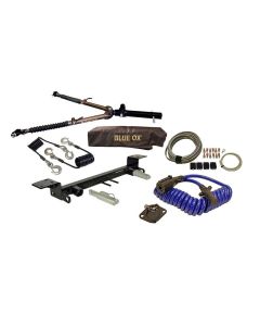 Blue Ox Avail Tow Bar (10,000 lbs. cap.) & Baseplate Combo fits Select Select Jeep Wrangler/Wrangler Unlimited (JL) (All Models w/Standard Bumper) (Includes 392 & 4XE), With Towed Vehicle Light Kit