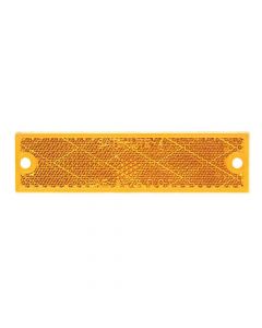 Compact Amber Rectangular Reflector