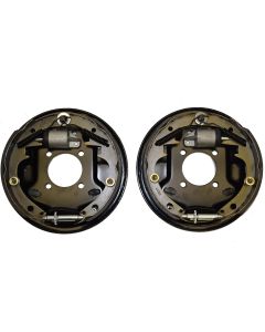 Rigid Hitch Uni-Servo Hydraulic Brake Backing Plate Kit, 10" x 2-1/4", Pair, 3,500 Rating, Including 3" Rigid Hitch Logo Decal & Mounting Hardware (BK-187-PR)