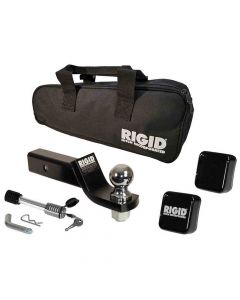 Rigid Hitch Class III 2" Ball Mount Kit Loaded with 2-5/16" Ball, Hitch Lock and Storage Bag - 2" Drop