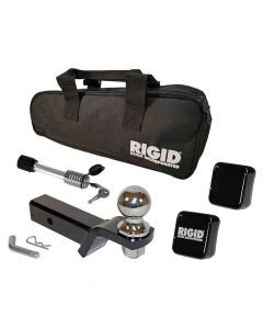 Rigid Hitch Class III 2" Ball Mount Kit Loaded with 2" Ball, Hitch Lock and Storage Bag - 3/4" Rise