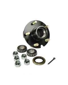Hub Assembly For 2,200 Lb Axle With 1-1/16" Straight Spindles - 5-Bolt On 4-1/2" Bolt Circle - With EZ Lube Dust Cap