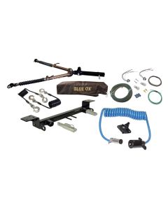 Blue Ox Avail Tow Bar (10,000 lbs. capacity) & Baseplate Combo fits Select Ford Bronco (Modular Bumper) (Includes ACC, Shutters, & Turbo) & Ford Bronco (Standard Bumper With D-Rings) (Includes ACC, Shutters, & Turbo) With Wiring
