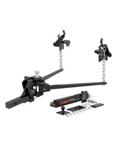 Short Trunnion Bar Weight Distribution Hitch with Sway Control (10-15K, 28-3/8")